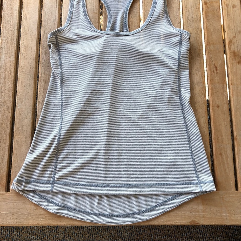 Zella Mini Stripe Racerback Tank - Picture 5 of 5